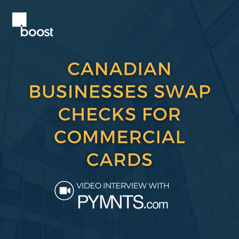 Canadian Businesses Swap Checks for Commercial Cards