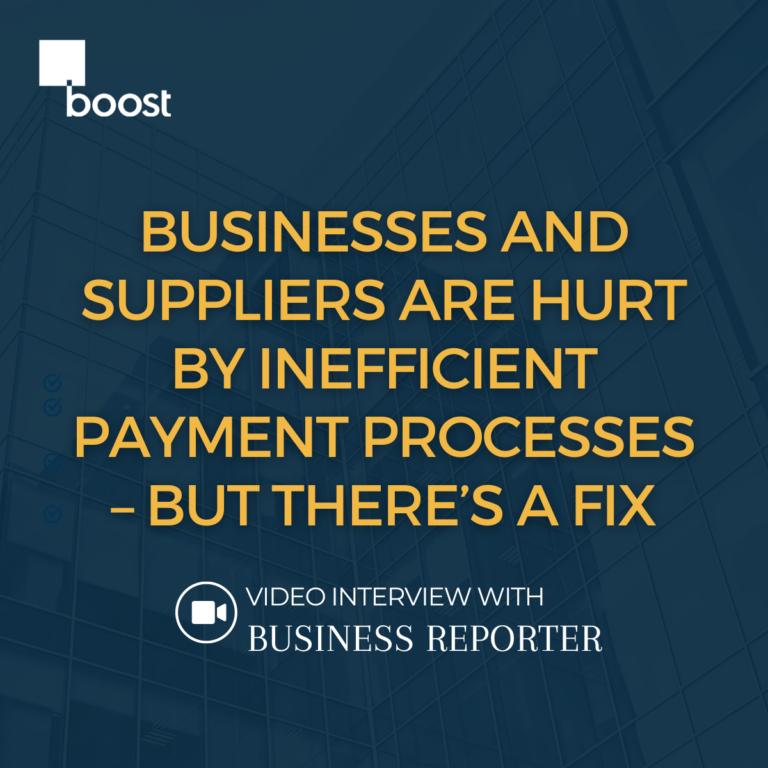 Businesses and suppliers are hurt by inefficient payment processes – but there’s a fix