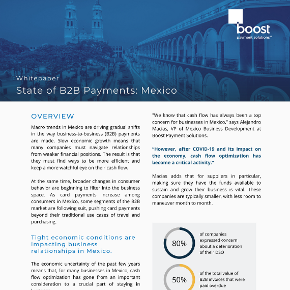 State of B2B Payments: Mexico